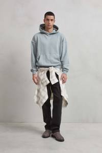 Sweat à capuche oversize pour homme avec doublure polaire douce, uni, hiver, décontracté, polyvalent, 100% coton, 8 couleurs, confortable, anti-boulochage - Product Image 2