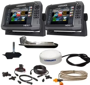 NEW ORIGINAL HDS-12 Carbon 3-in-1 Transom Mount Transducer with Active Imaging Optoelectronics Product - Product Image 2