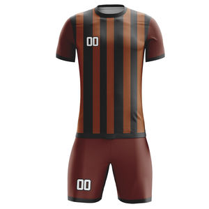 Maillot de football personnalisé en polyester respirant pour hommes, ensemble maillot et short, uniforme de football par sublimation - Product Image 5