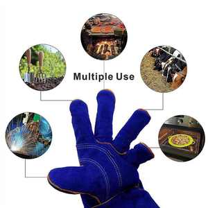 Nouveaux gants de travail en cuir Pack de 12 paires de gants de Construction de jardinage d'entrepôt pour hommes femmes gants de travail en peau de chèvre - Product Image 4