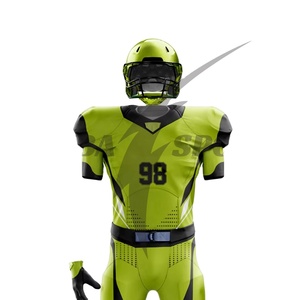 Uniforme de football américain sur mesure, sublimation, qualité supérieure, tissu respirant extensible dans quatre directions, vêtements portés par les équipes de football américaines - Product Image 1