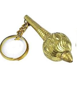 Llavero colgante de Metal y latón dorado, diseño de bolsillo, diferentes formas - Product Image 5