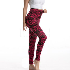 Nouvelle Arrivée 2025 – Leggings de Yoga Taille Moyenne Unis en Sublimation, Spandex/Polyester Respirant et Séchage Rapide – Prix de Gros - Product Image 2