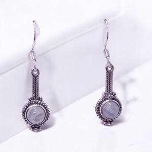 Bague en pierres précieuses artisanales en argent sterling et bijoux en argent 925 - Product Image 3