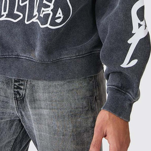 Pull à capuche unisexe sur mesure coton mélangé de haute qualité avec impression bouffante pour l'hiver - Product Image 6