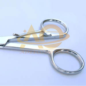 20ชิ้นกรรไกรสำหรับแต่งตัวพยาบาลสินค้าผ่าตัดทำจากสเตนเลสแบบแมนนวลปลายแหลม5นิ้วพร้อมคลิป - Product Image 5