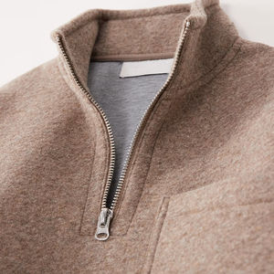 เสื้อสเวตเตอร์ผู้ชายขายดีรุ่นใหม่ ผ้าฝ้าย 100% สำหรับฤดูหนาว รับผลิตตามแบบ ODM ขนาดตามสั่ง อุ่น ทันสมัย สไตล์พูลโอเวอร์ สีเฮเธอร์ ไม่หด ผ้าถักคุณภาพสูง - Product Image 3