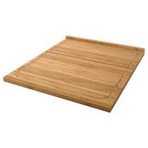 Planche à découper ronde en bois d'acacia avec poignée, écologique, épaisseur 1,5 cm, haute qualité, pour usage domestique et hôtelier - Product Image 1