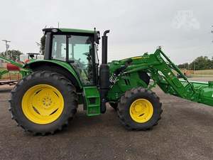 2024 Johnn Deere 6130M Tractor agrícola diésel 4x4 120HP Mini Tractor de ruedas 4WD 2WD para uso en jardín bomba de motor núcleo de caja de cambios - Product Image 4