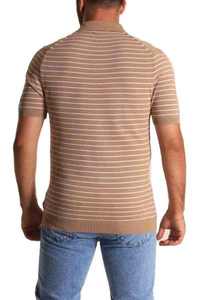 Polo pour hommes à manches courtes de couleur unie avec logo personnalisé de style décontracté d'été de qualité supérieure - Product Image 3