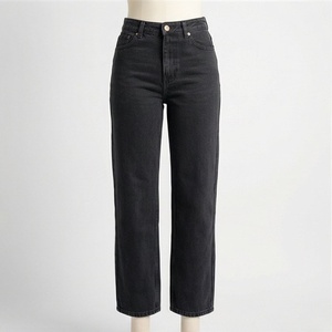 Pantalones Vaqueros de Mezclilla para Mujer, Corte Regular, Cómodos, Transpirables, Color Personalizado, Estilo Casual, Desgastados, Premium - Product Image 1