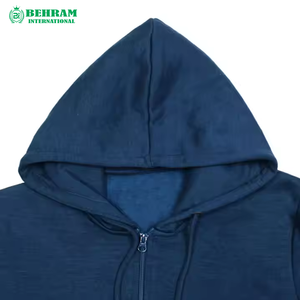 Sweat à capuche unisexe décontracté avec fermeture éclair, 100% coton molletonné/éponge française, respirant et à séchage rapide, vêtements de sport tendance - Product Image 3