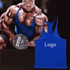 Vêtements pour hommes grande taille débardeurs vierges en coton à vendre en gros débardeurs avec logo personnalisé gilet sans manches débardeurs de gymnastique - Product Image 4