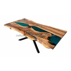 Лучший стол из эпоксидной смолы 100%, стол из эпоксидной смолы, домашний деревянный журнальный столик для домашнего декора от Craftsy Home