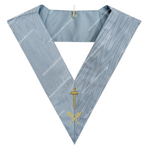 COLLAR OFICIAL DE REGALIA MASÓNICO DE RITO TRADICIONAL FRANCÉS TEADOR - Product Image 1