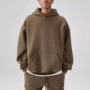 Meilleure Vente – Sweat à Capuche Oversize Unisexe en Molleton de Coton à Carreaux avec Fermeture Éclair et Épaules Tombantes – Qualité Supérieure – Hiver – Personnalisable - Product Image 1