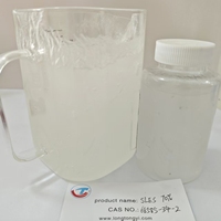 Sulfate de lauryl éther de sodium liquide de qualité supérieure CAS 68585-34-2 N70 / SLES 70% Service d'usine chinoise 70% Utilisation détergent soin des cheveux