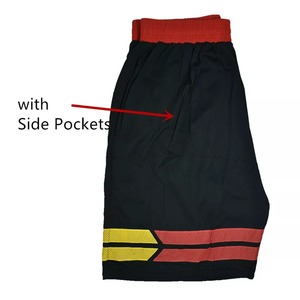 Short de basket-ball en maille classique personnalisé OEM pour hommes pantalon de performance sportive en polyester avec poches - Product Image 4