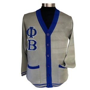 Phi Beta Sigma เสื้อสเวตเตอร์ถักนิตติ้งสำหรับเสื้อกันหนาวนักศึกษาวิทยาลัยพี่น้อง - Product Image 3