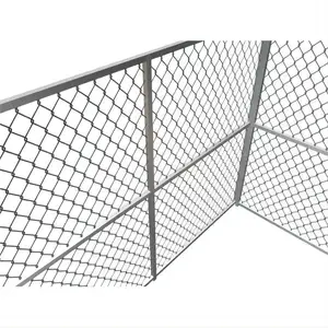 环保钻石链环围栏镀锌6英尺链环围栏易于安装安全链环围栏带框架