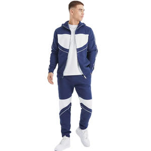 Men's New Winter Fleece Tracksuit and Sweatsuit Plus Size <b>Zip</b>-up <b>Hoodie</b> with Logo Regular Fit - Product Image 1