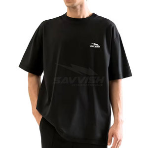 เสื้อยืดโอเวอร์ไซส์คุณภาพสูง ดีไซน์ล่าสุด เสื้อยืดพิมพ์โลโก้ตามสั่ง ผ้าฝ้ายผสมโพลีเอสเตอร์ เสื้อยืดโอเวอร์ไซส์ - Product Image 1