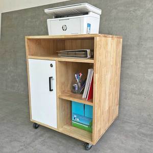 Minimalist Design Office Filing Cabinet TCN68038 <b>Plastic</b> with <b>Wheels</b> Adjustable and Lockable for Bedroom or Workshop Use - Product Image 3