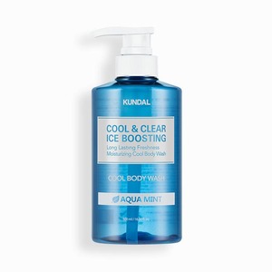 KUNDAL Cool & Clear Gel Douche Rafraîchissant et Revitalisant – Menthe Aquatique (500ml) - Product Image 1