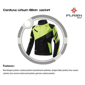 Vestes de moto d'hiver imperméables et coupe-vent de qualité supérieure avec protection, vêtements de sport Cordura personnalisés pour la course à moto - Product Image 3