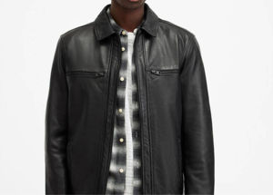 Vente en gros confortable de qualité supérieure, veste en cuir à fermeture éclair entièrement personnalisée pour hommes, meilleure vente, veste en cuir légère pour hommes - Product Image 5