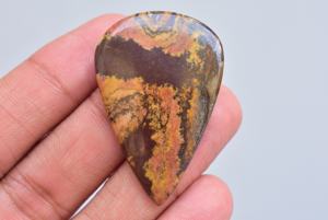 หายาก!!! Outback พลอยแจสเปอร์ Cabochon-พลอยแจสเปอร์สำหรับเครื่องประดับ-หินสำหรับแหวน-สีน้ำตาล - Product Image 6