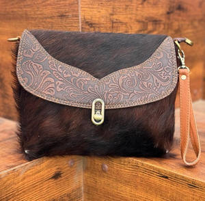 Nouvel arrivage de sac à bandoulière en cuir de vachette de style occidental pour femmes sac à bandoulière élégant et décontracté sacs à main bracelet en cuir véritable - Product Image 3