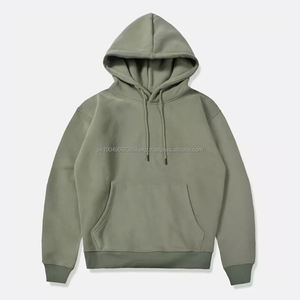 Sweat-shirts à capuche en coton lourd de qualité supérieure, surdimensionnés, personnalisés, unis, rose, pour hommes, vente en gros - Product Image 2