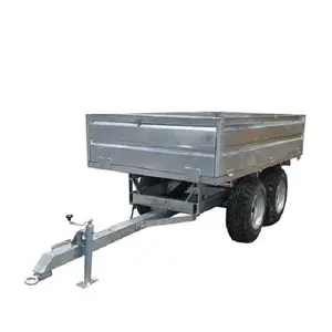 Đa Chức Năng Thủy Lực Tipping Trailer 5ton Nhỏ Trang Trại Máy Kéo Ly Hợp Key Xi Lanh Động Cơ Mạnh Mẽ