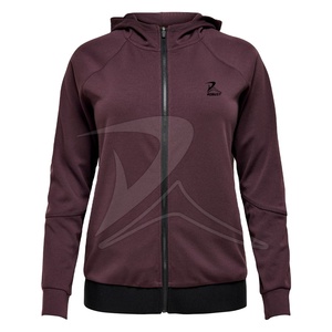 Sudadera con Capucha Casual de Invierno para Mujer, de Alta Calidad, con Bloques de Color, Peluda, Tejido de Algodón/Poliéster, Técnica Lavada - Product Image 1