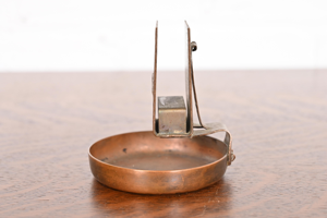 Cenicero con acabado rústico y vintage, bandeja de metal de cobre para fumar cigarros y cigarrillos hechos en la India - Product Image 6