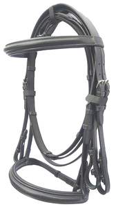 Brida de cuero suave acolchado para caballos - Product Image 5