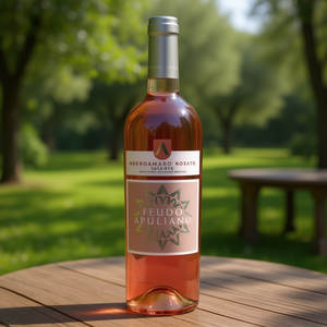 Feudo Apuliano Fresh Floral Italian Ros <b>Wine</b> 750ml-6 Bottles Per Box - Product Image 3