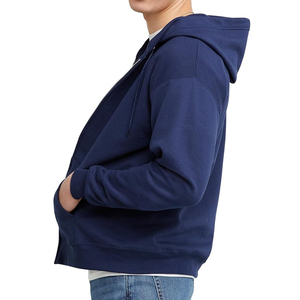 เสื้อฮู้ดโลโก้ผ้าฝ้ายพิมพ์ลายขนแกะ500GSM สำหรับผู้ชายผ้าคอตตอนหนาออกแบบโลโก้ได้ตามต้องการ - Product Image 3
