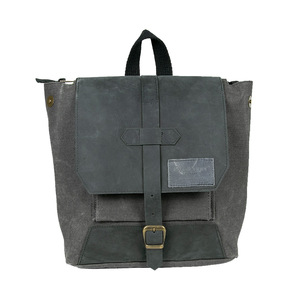 Bolso de Cuero para Exteriores de Alta Calidad, Diseño Único, Tela Panamá, Resistente al Agua, Estilo Vintage - Product Image 1