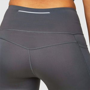 Leggings/Pantalons de yoga taille haute personnalisés avec logo, longueur cheville, pour femmes, en Spandex/Nylon doux, extensibles dans les quatre sens, taille élastique - Product Image 2