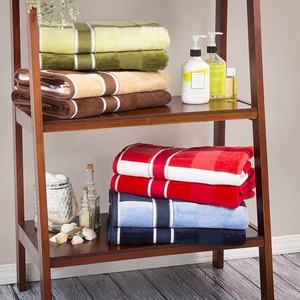 Good Quality Custom <b>Disposable</b> Compressed Embroidery <b>Bath</b> <b>Towels</b> Set New Luxury Design Quick Dry Linen Cotton - Product Image 5