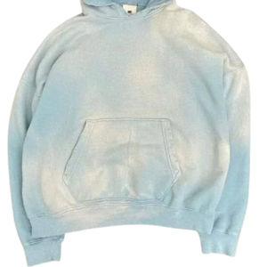 Sudaderas con capucha de invierno de diseño OEM a prueba de viento de 2025 algodón ecológico teñido liso de calidad superior al por mayor 100% a bajo precio - Product Image 3