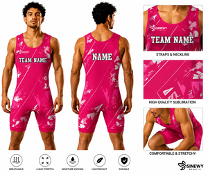 <b>Mens</b> <b>Wrestling</b> <b>Singlet</b> Personalized Sublimation Breathable Anti-UV Athletic Uniform Lightweight Stretch Teamwear Training - Product Image 1