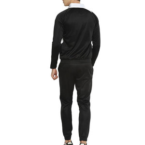 Chándales deportivos para correr de poliéster 100% para hombre, ropa de invierno ligera y cómoda con cremallera, patrón sólido - Product Image 4