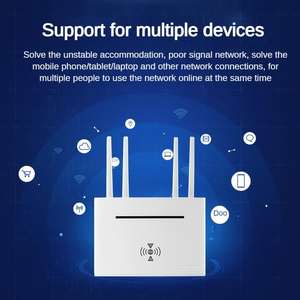 Routeur WiFi extérieur haute puissance T901 en gros avec antennes externes 4G, large bande WAN/LAN pour usage extérieur - Product Image 6