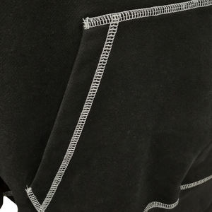 Ensemble sweats à capuche surdimensionnés et pantalons de survêtement avec logo imprimé personnalisé pour hommes survêtement uni au point contrasté survêtement de sport en coton - Product Image 2