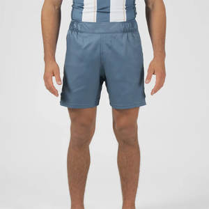 Pantalones Cortos de BJJ Grises Personalizados, Pantalones Cortos de Grappling MMA de Secado Rápido, Elásticos en 4 Direcciones, Pantalones Cortos de Entrenamiento Sin Gi, Cintura con Velcro, Etiqueta Privada OEM - Product Image 6