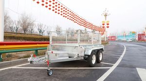 Top Quality 6X10 Agriculture Farm <b>Trailer</b> 4 Wheel Hydraulic Dump <b>Tractor</b> <b>Trailer</b> Tow Behind <b>Tractors</b> Farm <b>Trailer</b> - Product Image 5