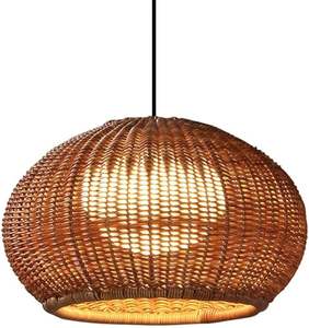 La lámpara colgante de ratán más exigente Fabricante y exportador Lámpara colgante personalizada y diseño antiguo y nuevo a los mejores precios - Product Image 1